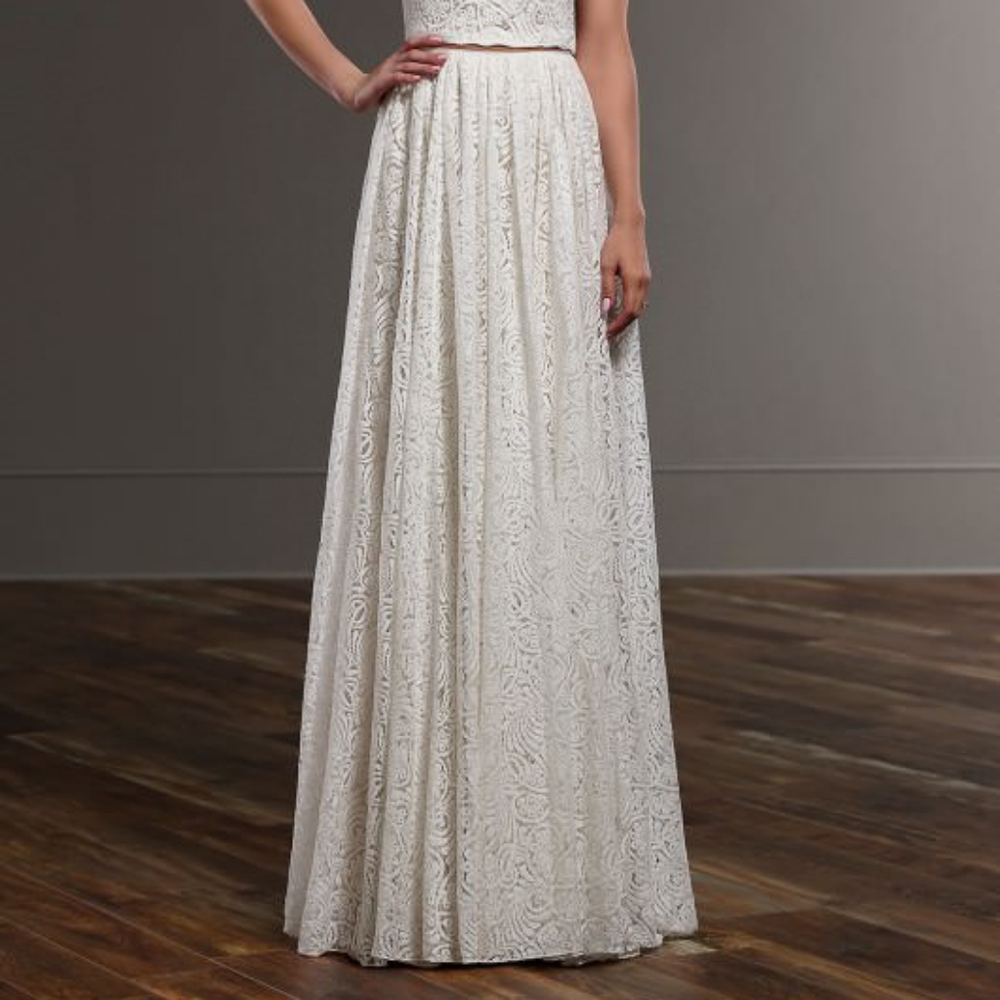 Boho Lace Bridal Skirt